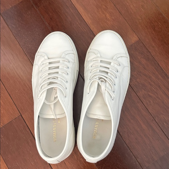 Common projects white leather platform sneaker retail $470. Size 36 - Picture 9 of 17